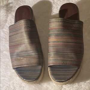 New Vince multicolored platforms size 9.5